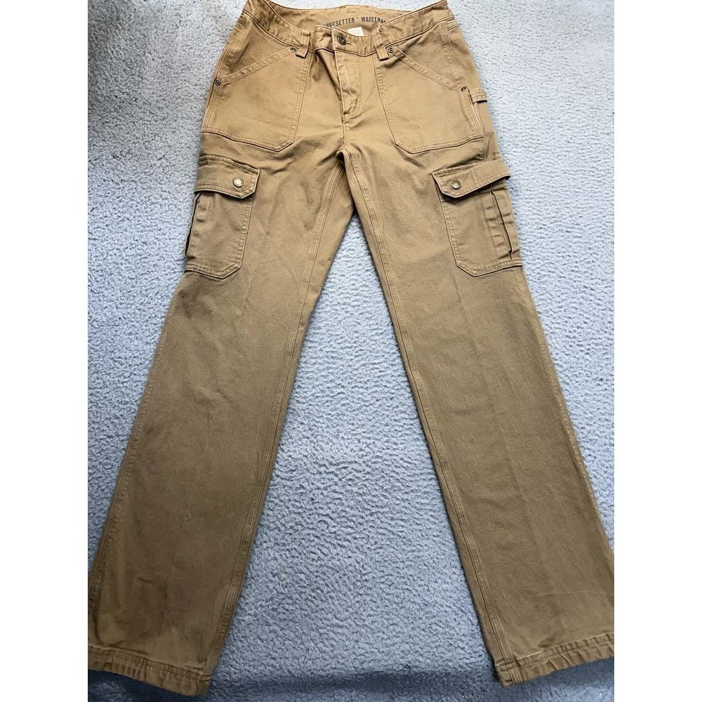 Duluth Trading co Cargo Pants Womens Size 6 Curvesetter 28X33